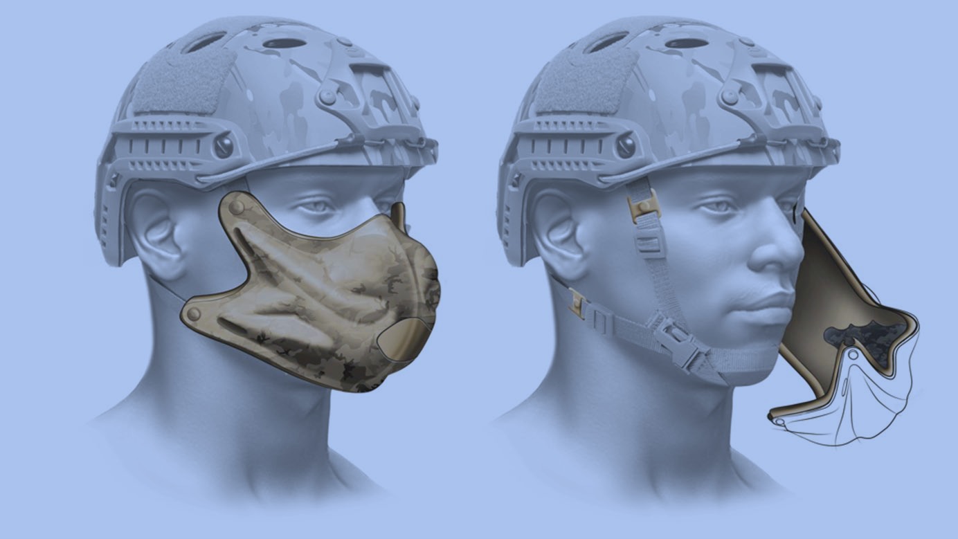 SAGE Rebreather — deployed and stowed configurations